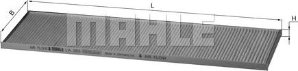 KNECHT LA 355 - Filtru, aer habitaclu allinparts.ro