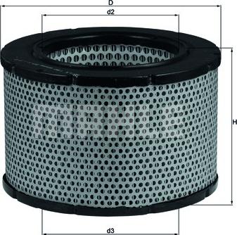 KNECHT LX 190 - Filtru aer allinparts.ro