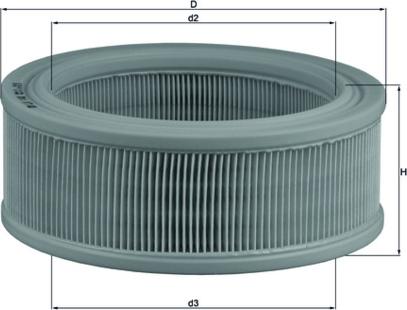 KNECHT LX 140 - Filtru aer - allinparts.ro
