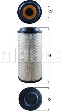 KNECHT LX 1673 - Filtru aer allinparts.ro