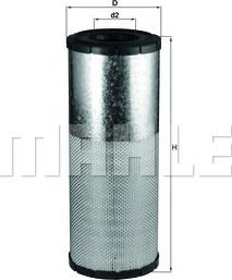 KNECHT LX 1242 - Filtru aer - allinparts.ro