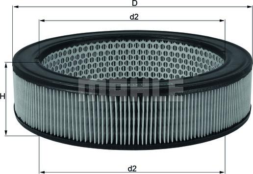 KNECHT LX 1 - Filtru aer allinparts.ro