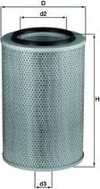 KNECHT LX 345 - Filtru aer allinparts.ro