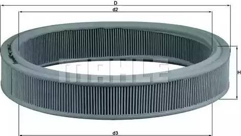 KNECHT LX 38 - Filtru aer - allinparts.ro