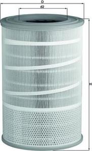 KNECHT LX 2068 - Filtru aer allinparts.ro