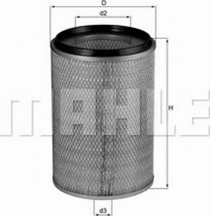 KNECHT LX 28 - Filtru aer allinparts.ro