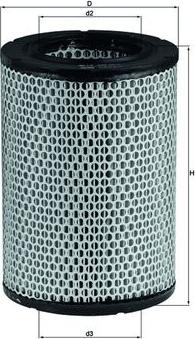 KNECHT LX 228 - Filtru aer allinparts.ro