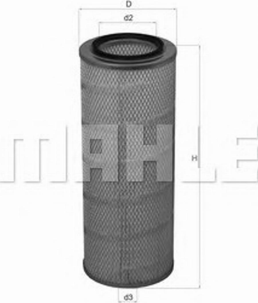KNECHT LX 762 - Filtru aer allinparts.ro