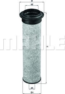 KNECHT LXS 41/1 - Filtru aer secundar allinparts.ro