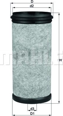 KNECHT LXS 1/1 - Filtru aer secundar allinparts.ro