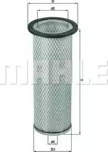 KNECHT LXS 201 - Filtru aer secundar allinparts.ro