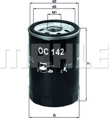 KNECHT OC 142 - Filtru ulei - allinparts.ro