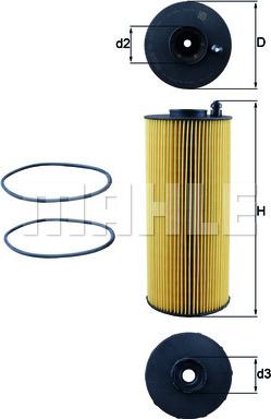 KNECHT OX 1059D - Filtru ulei allinparts.ro