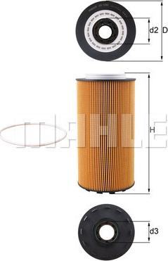 KNECHT OX 1293D - Filtru ulei allinparts.ro