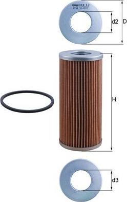 KNECHT OX 12D - Filtru ulei - allinparts.ro