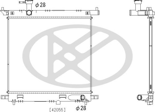 KOYORAD PL023156 - Radiator, racire motor allinparts.ro