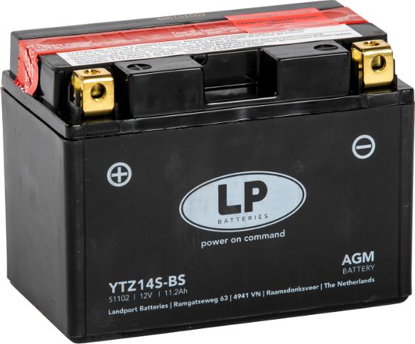 LandportBV MA LTZ14S-BS - Baterie de pornire allinparts.ro