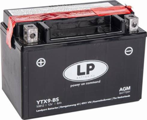 LandportBV MB YTX9-BS - Baterie de pornire - allinparts.ro