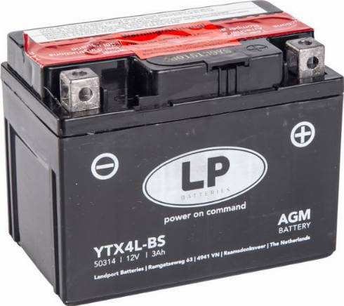 LandportBV MB YTX4L-BS - Baterie de pornire allinparts.ro