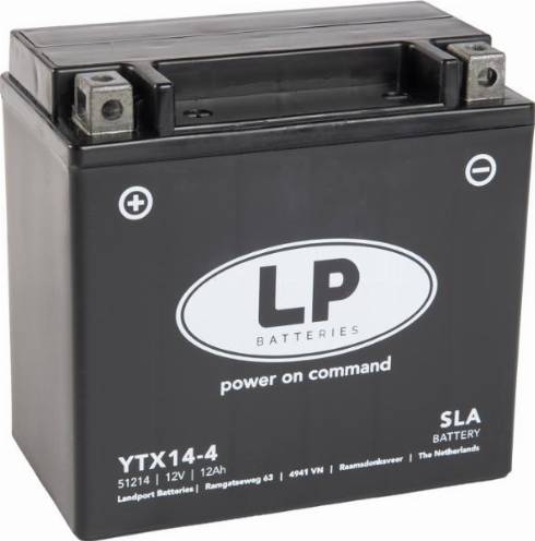 LandportBV MB YTX14-4 - Baterie de pornire allinparts.ro