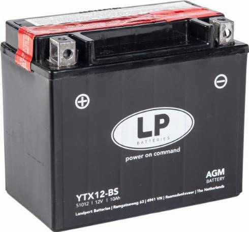 LandportBV MB YTX12-BS - Baterie de pornire allinparts.ro