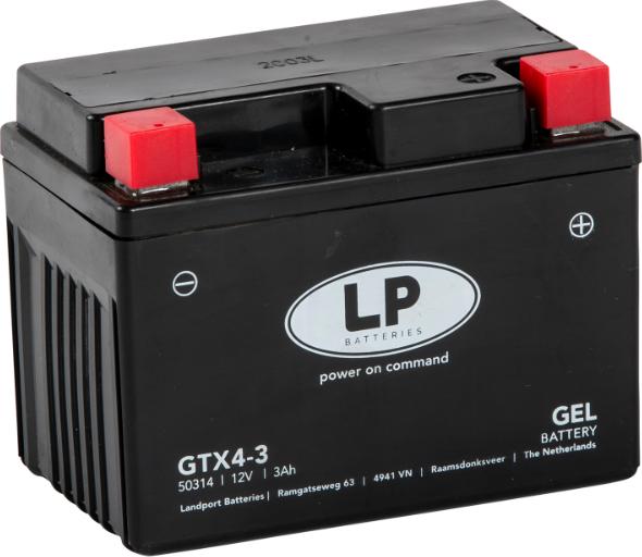 LandportBV MG LTX4-3 - Baterie de pornire allinparts.ro