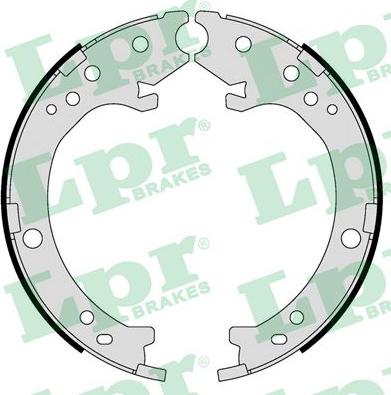 LPR 09410 - Set saboti frana, frana de mana allinparts.ro