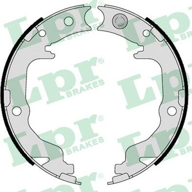 LPR 09540 - Set saboti frana, frana de mana allinparts.ro