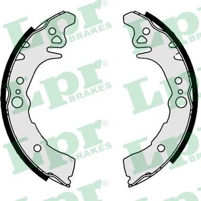LPR 09160 - Set saboti frana allinparts.ro