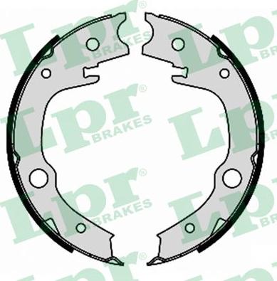 LPR 09340 - Set saboti frana, frana de mana allinparts.ro