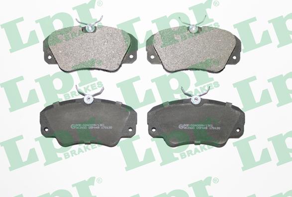 LPR 05P449 - Set placute frana,frana disc allinparts.ro
