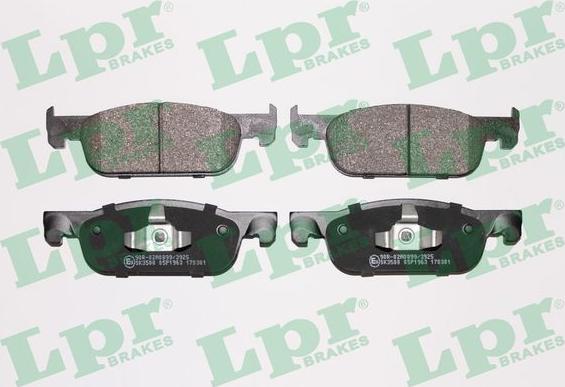 LPR 05P1963 - Set placute frana,frana disc - allinparts.ro