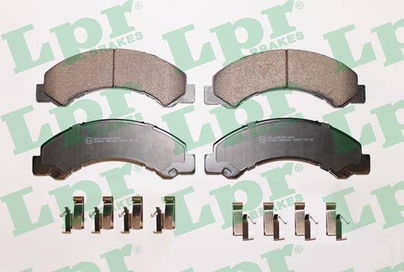 LPR 05P1063 - Set placute frana,frana disc allinparts.ro