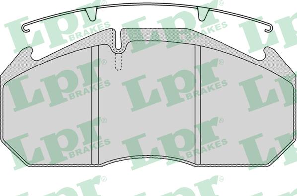 LPR 05P1162 - Set placute frana,frana disc allinparts.ro