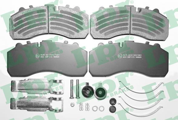 LPR 05P1173K - Set placute frana,frana disc allinparts.ro