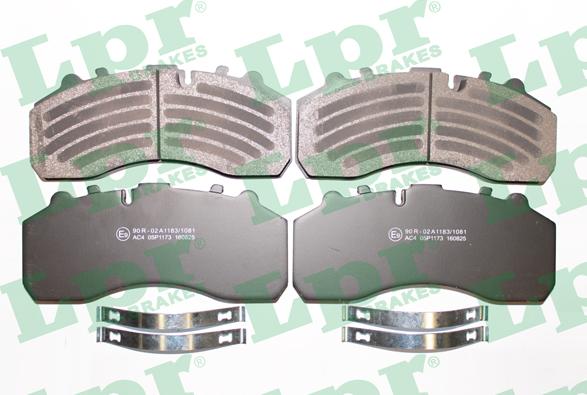 LPR 05P1173 - Set placute frana,frana disc allinparts.ro