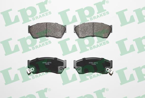 LPR 05P186 - Set placute frana,frana disc - allinparts.ro