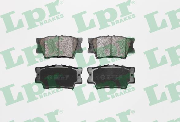 LPR 05P1281 - Set placute frana,frana disc - allinparts.ro