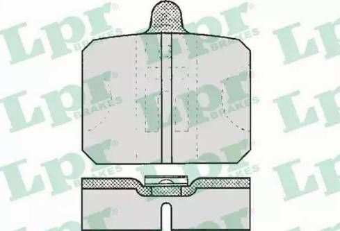 LPR 05P170 - Set placute frana,frana disc - allinparts.ro