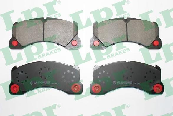 LPR 05P1738 - Set placute frana,frana disc - allinparts.ro