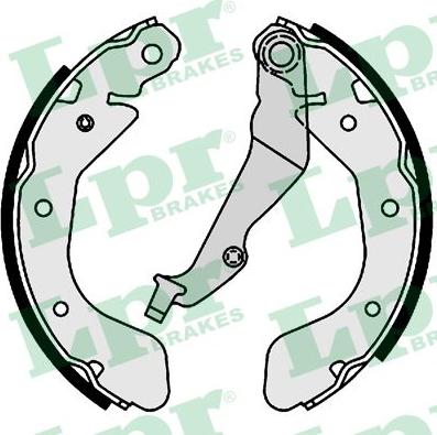 LPR 01001 - Set saboti frana - allinparts.ro