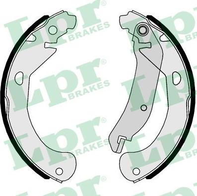 LPR 01113 - Set saboti frana allinparts.ro