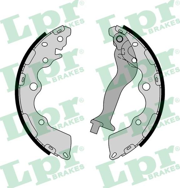 LPR 01201 - Set saboti frana allinparts.ro