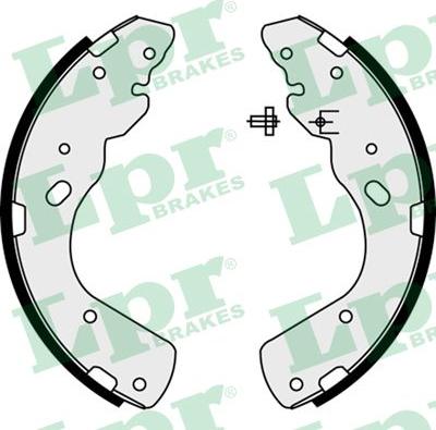 LPR 08450 - Set saboti frana allinparts.ro