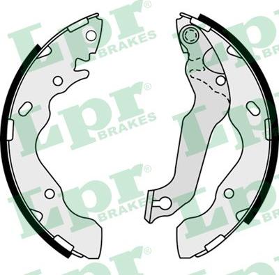 LPR 08010 - Set saboti frana allinparts.ro