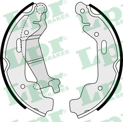 LPR 08110 - Set saboti frana allinparts.ro