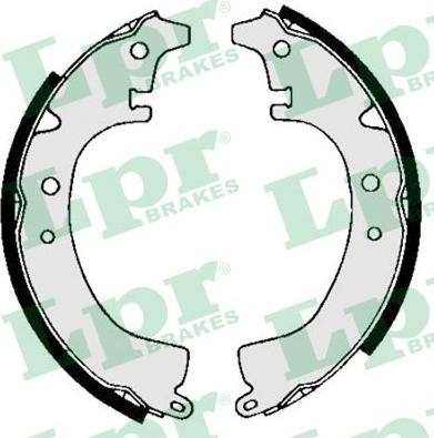 LPR 03510 - Set saboti frana allinparts.ro