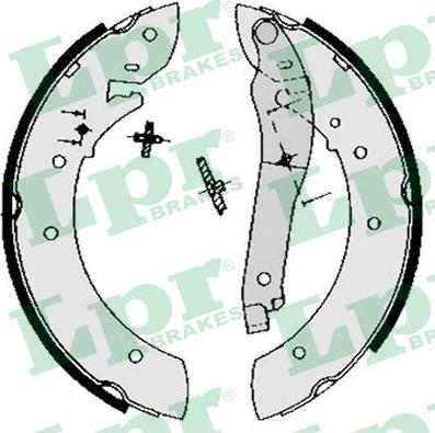 LPR 02840 - Set saboti frana - allinparts.ro