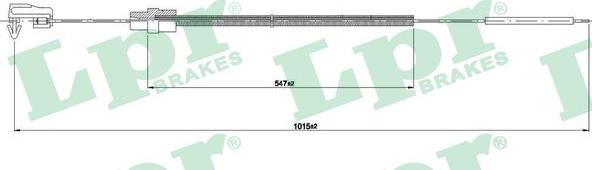 LPR C0078A - Cablu acceleratie - allinparts.ro
