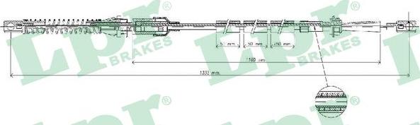 LPR C0073A - Cablu acceleratie allinparts.ro